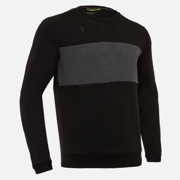 Mathon men’s black crew-neck sweatshirt