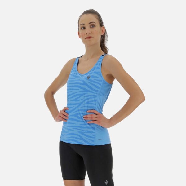Women's zebra print running singlet judy