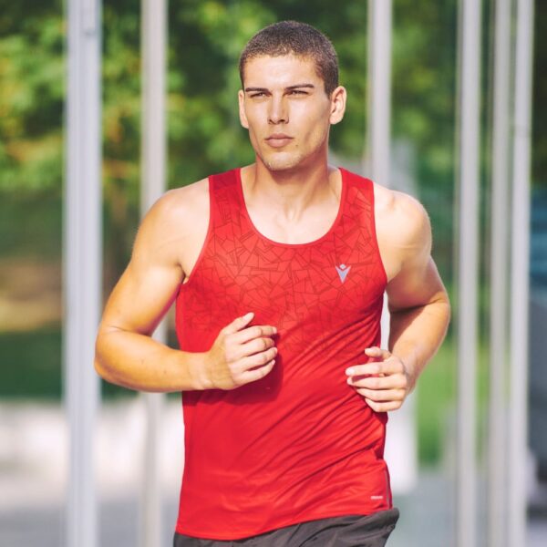 Alfred men's running singlet