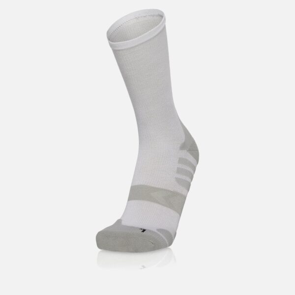 Anti-tear reinforced heel socks improve