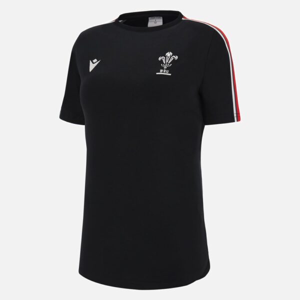 Welsh Rugby 2022/23 womens black leisure tee